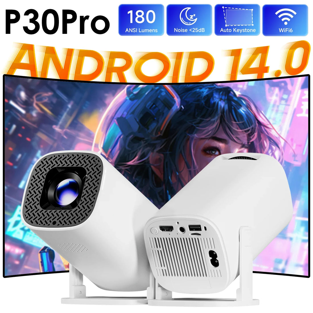 Vidéoprojecteur compact Topsion P30PRO