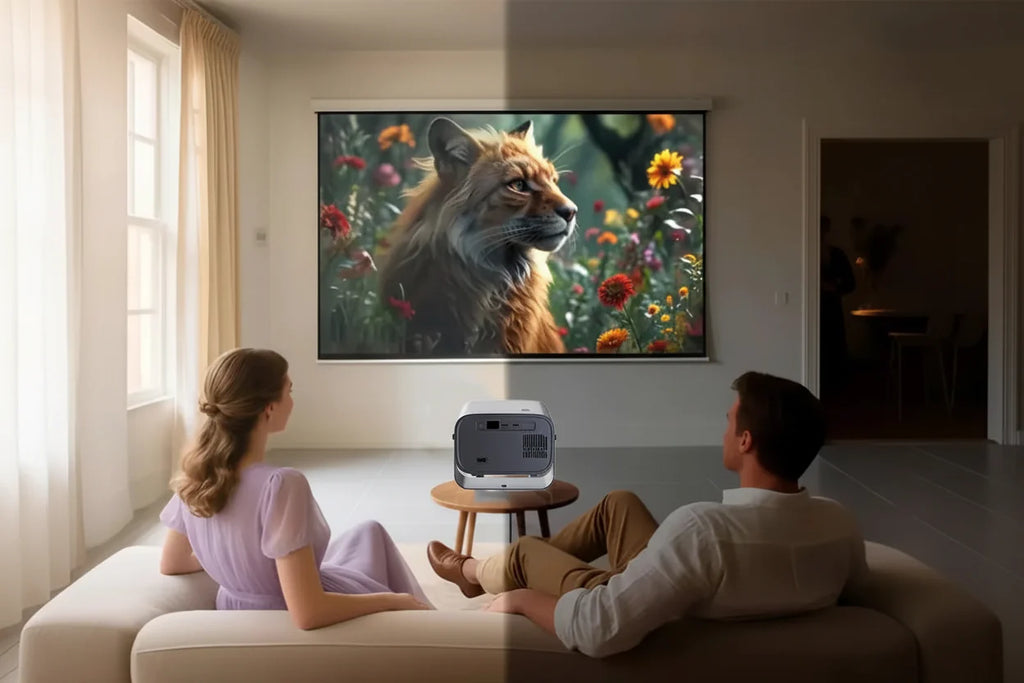 A10 mini vidéoprojecteur Android - vue de face
