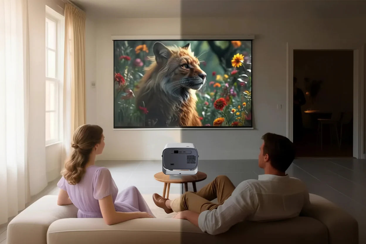 A10 mini vidéoprojecteur Android - vue de face