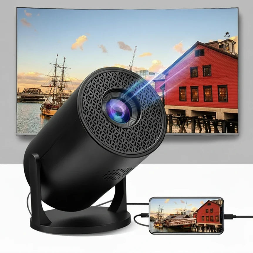 Arealer mini vidéoprojecteur Full HD - en utilisation