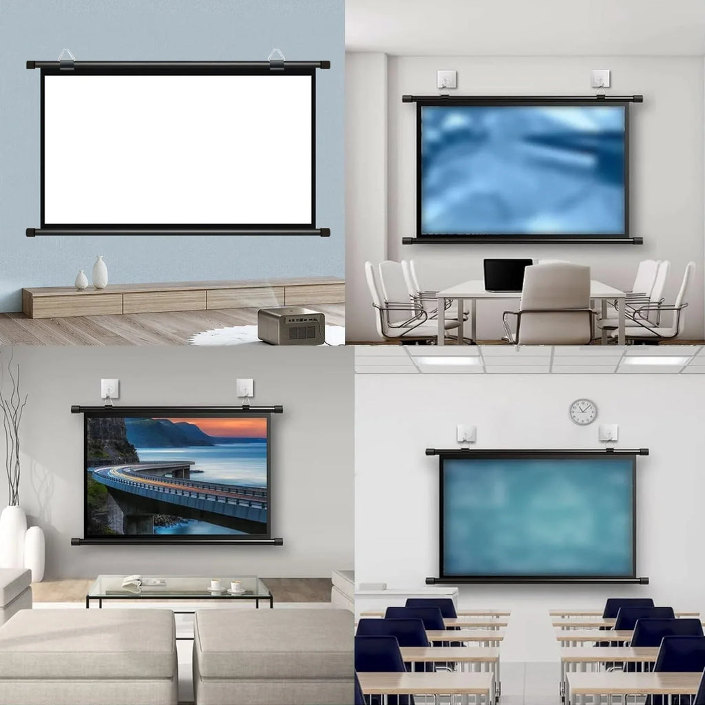 Écran de projection portable 110 pouces - toile tendue