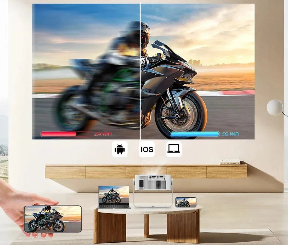 KaiAqua X3 vidéoprojecteur bureau et home cinéma - connectique