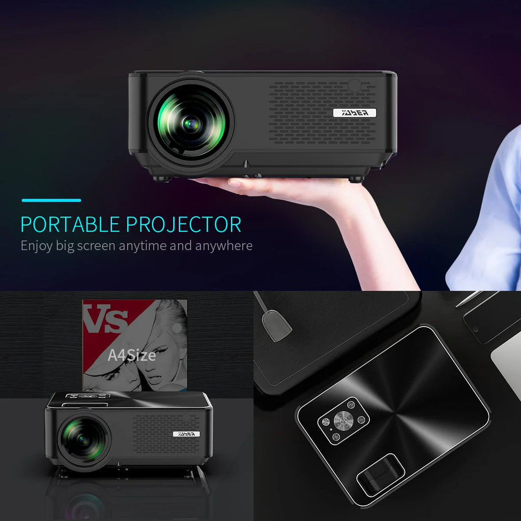 YABER Y60 - Vidéoprojecteur Portable Full HD 1080p, Écran jusqu'à 200 Pouces