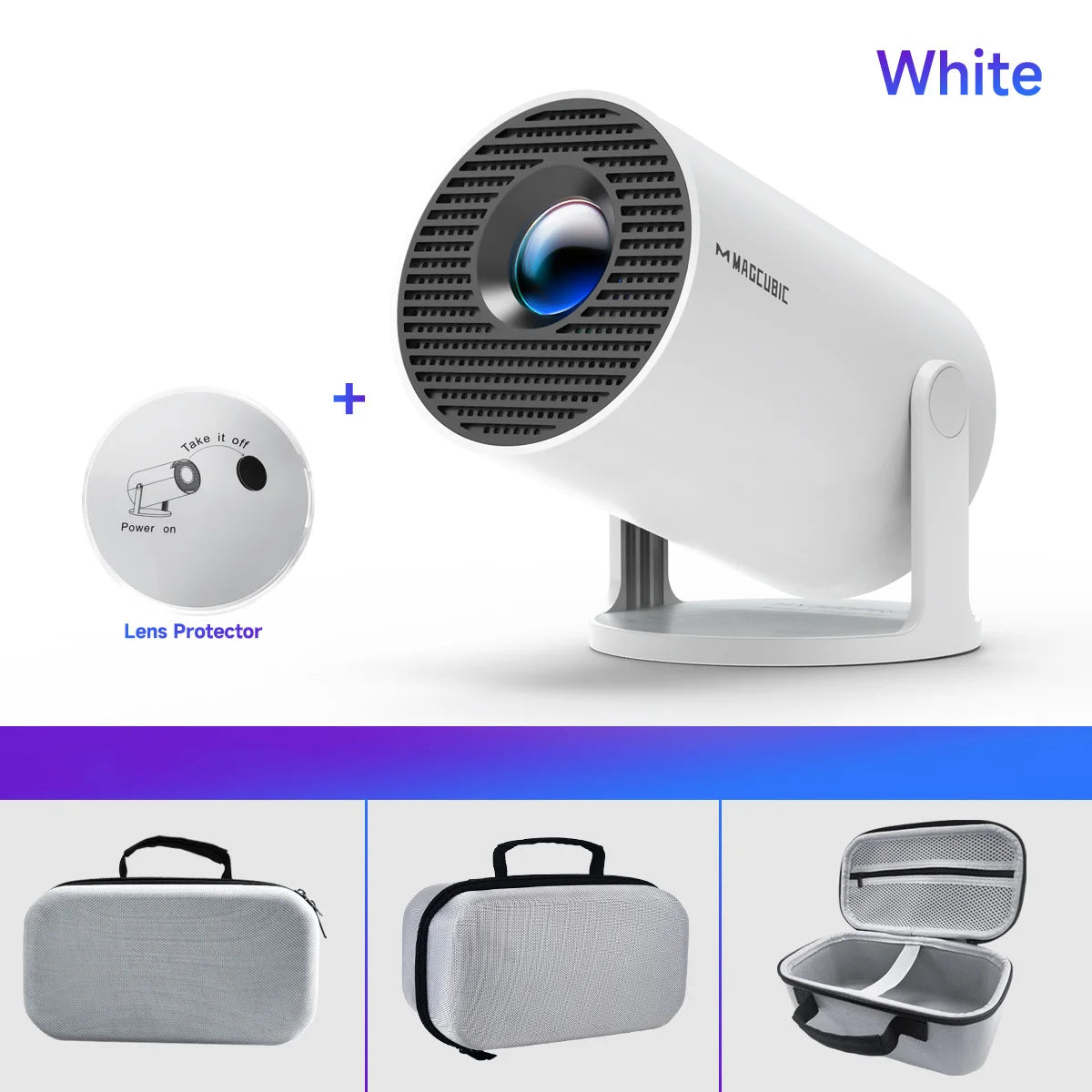 Magcubic HY300 Pro - Vidéoprojecteur Android 14, 290 ANSI, WiFi6 & Bluetooth 5.4