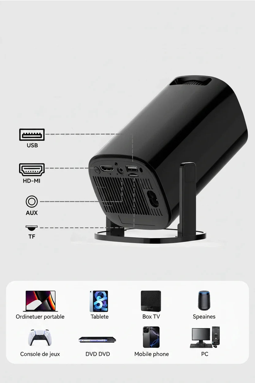 Focabo V1 vidéoprojecteur nomade - usage extérieur