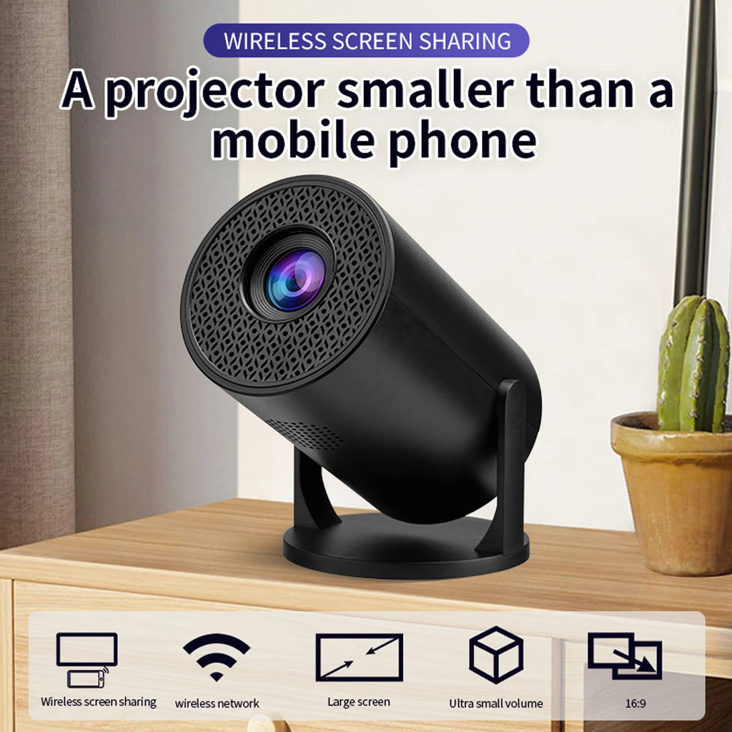 Arealer - Mini Vidéoprojecteur Portable Full HD 1080p, Rotation 270°
